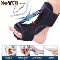 Novco ปรับ Fasciitis Plantar เครื่องดามกลางคืนหลังเท้า Orthosis Stabilizer รั้งสนับสนุนยืดหยุ่น Dorsal เครื่องดามกลางคืน S บรรเทาอาการปวดอุปกรณ์พยุงข้อเท้าป้องกันดูแลเท้าเครื่องมือ