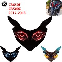 For HONDA CB650F CB500X 2017 2018 19 Motorcycle accessories Front Fairing Headlight Guard Sticker Head light protection Sticker Decals  Emblems