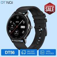 DTNO.1 DT56 lady Smart Watch IP67 กันน้ําอัตราการเต้นของหัวใจ หน้าจอ ความดันโลหิตออกซิเจนฟิตเนส Tracker กีฬาผู้หญิง Smartwatch ผู้ชาย