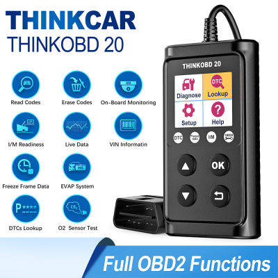 2022THINKCAR THINKOBD 20 OBD2สแกนเนอร์มืออาชีพอ่านลบรหัสวินิจฉัยสแกนเนอร์รถ VIN ข้อมูล OBD 2สแกนเนอร์ยานยนต์