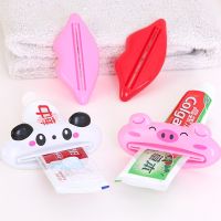 Cartoon Toothpaste Squeezer Dispenser Facial Cleanser Clips Kid Toothpaste Tube Saver Toothpaste Squeezer Bathroom Accessories