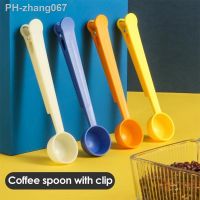 Mutli-function Portable Coffee Bean Food Shovel Scoop Feeding Spoon With Sealing Bag Clip Kitchen Accessories Sealing Clip