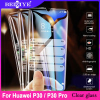 【ชื้อ 1 ชิ้น แถม 1 ชิ้น】ฟิล์มกระจกนิรภัยใส For Huawei P30 Pro Screen Protector 9H Hardness Ultra-Clear Tempered Glass For Huawei P30 Glass Film