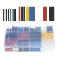 580PCS Assorted 2:1 Polyolefin Heat Shrink Tubing Tube Halogen Free 6 Colors 11 Sizes Sleeving Wrap Wire Cable Kit