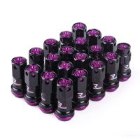 High quality R40 Style Steel Racing Wheel Lug Nuts Racing composite Lock Lug Nuts with Security Key M12x1.51.25