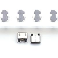 ☍ 10pcs for ZX80-B-5P MICRO USB B Type Vertical SMT 5P Connector Usb charger Charging Port plug Dock Connector