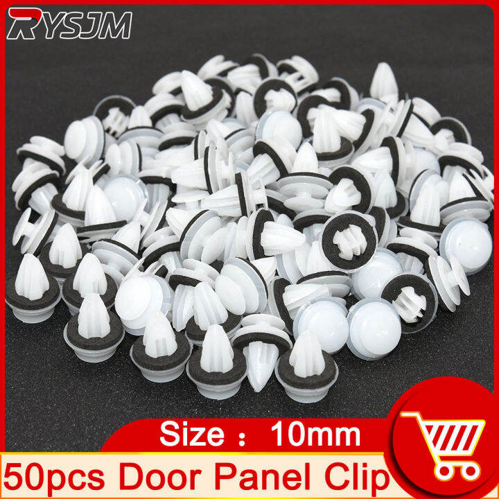 50Pcs/Bag Door Panel Clips With Seal Ring For BMW E34 E36 E38 E39 E46