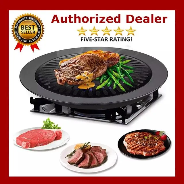 9u23bATV Korean Samgyeopsal Samgyupsal Stove Top Grill Pan Barbecue