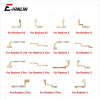 ปุ่มปรับระดับเสียงสวิตช์เปิดปิดคีย์ Ribbon Flex Cable สําหรับ OPPO Realme X2 X Lite 3 2 1 Pro อะไหล่