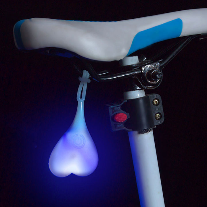 uni-ไฟ-led-จักรยานรูปหัวใจลูกบอลขี่จักรยานซิลิโคนไฟท้ายจักรยานไฟท้าย