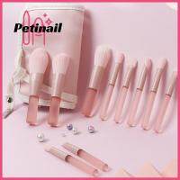 PETINAIL ชุดแปรงแต่งหน้าใยไฟเบอร์เซ็ต7/10ชิ้นแปรงอะคริลิคขนนุ่มเครื่องสำอางคอนทัวร์ของขวัญเครื่องสำอาง Peralatan Rias ผู้หญิง