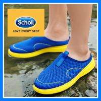 Scholl รองเท้าสกอลล์ scholl รองเท้า scholl Scholl รองเท้าสกอลล์ scholl รองเท้า รองเท้า scholl  ผู้ชาย scholl รองเท้าผ้าใบผู้ชายรองเท้าผู้ชาย scholl ขนาดใหญ่ 46 47 48 ครึ่งรองเท้าแตะรองเท้าแตะแบนผู้ชายแฟชั่นเดินรองเท้าผ้าใบเกาหลีครึ่งหนึ่ง-2030