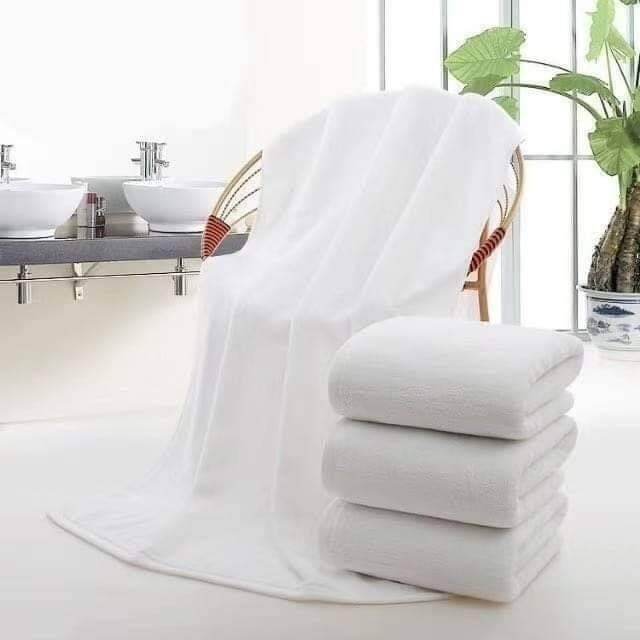 Plain White Bath Towel Lazada PH