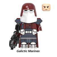 Disney Clone Troopers Building Blocks Commander Cody Rex Colt Howzer Havoc Jesse BadชุดอิฐElite Squad Troopersของเล่น-Cailine