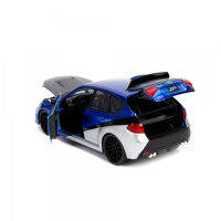 (ร้อน) 1:24 Brian S 2012 Subaru Impreza WRX STI Diecast รถร้อนของเล่นรุ่นรถเด็กของขวัญคอลเลกชัน J46