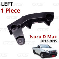 ตัวยึดกันชน พลาสติกยึดกันชนหน้า ตัวเตี้ย ข้างซ้าย สีดำเงา สำหรับ Isuzu D-Max Spark Cab 2WD Pick Up ปี 2012-2015