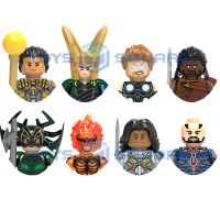 【CW】 The Super Loki Heimdall Topaz Hela Surtur Valkyrie Executioner Thor Model Building Blocks MOC Bricks Set Gifts Toys For Kids