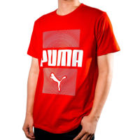 PUMA MAZE MENS TEE เสื้อยืดผู้ชาย สีแดง