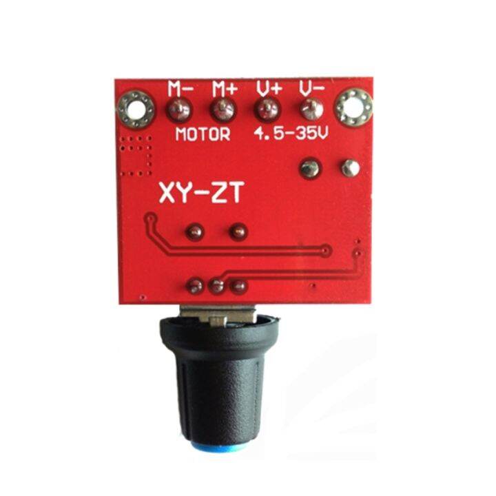 sale-mini-จอ-dc-ตัวควบคุมความเร็ว-pwm-4-5v-35v-speed-control-สวิตช์หรี่ไฟ-led-5a