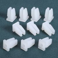 60 Pcs White Fixed Headlight Car Fastener Grommet Nut Screw Clips Plastic Fastener Car Accessories Interior Auto Fastener Clip