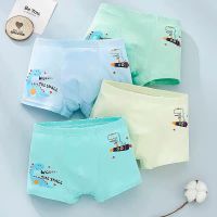 (TER)10 Pcs/Lot Boys Boxer Briefs Kids Underwear Baby Underpants Cartoon Print Soft Children Panties 2-12Years