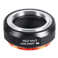 อะแดปเตอร์ปรับรูรับแสง Kf สำหรับติด M42เลนส์ถึง4/3 M4/3ตัวแปลงเลนส์ G3 Gh2 Gh5 Gh4 Gh3