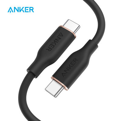 Anker Powerline III Flow Usb Type C สาย100W Fast Charge USB 2.0สำหรับ Pro 2020สำหรับ Air สำหรับ Galaxy สำหรับ Xiaomi