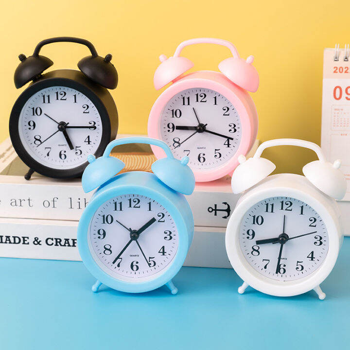 Bedroom creative small alarm clock student silent bedside clock