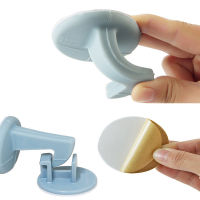 Silicone Door Stops Holder Protection Door Stopper For Doors Knob Stopper Wall Mounted Limiters Door Bumper Holder Doorstopper Decorative Door Stops