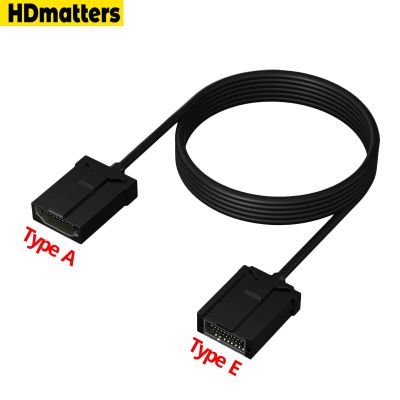 สายเคเบิล HDmatters HDMI ประเภท E ตัวผู้เป็นตัวเมียสาย HDTV ในรถยนต์เกรดระบบเชื่อมต่อสายเคเบิลภาพเสียง1.5เมตร