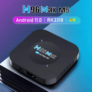 New H96 Max V11 Rk3318 4GB 64GB Network Smart Set Top Box Android 11.0  Dual-Band WiFi 4K Player 4GB 32GB TV Box H96max V11 - China TV Box, Android  TV Box