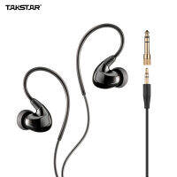 TAKSTAR หูฟังชนิดใส่ในหู TS-2260หูฟังตัดเสียงรบกวนแบบมีสายพร้อมอะแดปเตอร์อินเทอร์เฟซ6.3มม. สำหรับการตรวจสอบการบันทึกการชื่นชมเพลง