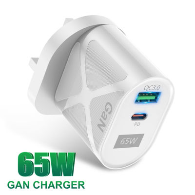 ZP 65W แกลเลียมไนไตรด์อะแดปเตอร์ชาร์จ Pd Qc3.0 Fast Charging Dock Station Universal Gan สำหรับแล็ปท็อปโทรศัพท์มือถือ