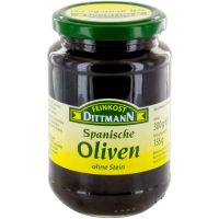 Dittmann Spanische Oliven Schwarz 155g