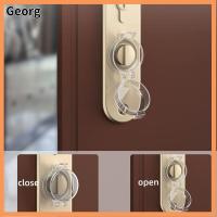 GEORG พีพี ล็อคประตู deadbolt ป้องกันเด็กๆ โปร่งใสโปร่งใส ฝาครอบล็อคนิรภัยสำหรับเด็ก แบบพกพาได้ ล็อค deadbolt ป้องกันเด็ก บ้านในบ้าน