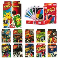 UNO FLIP! Board Game Anime Cartoon Pikachu Figure Pattern Entertainment uno Cards Games Gifts