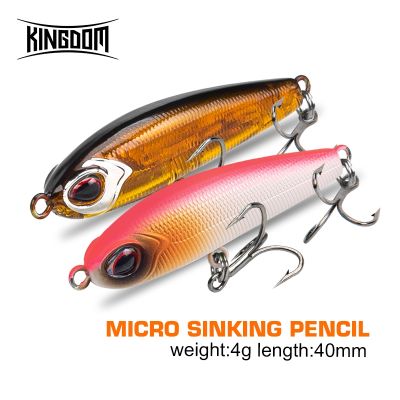 【DT】hot！ Fishing Lures Hard Baits 40mm/4g 70mm/8g Slow Sinking Artificial Wobblers Tackle