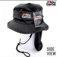 Abu Garcia หมวกตกปลา กันน้ํา พร้อมที่บังแดด - สีดํา และสีเขียวมะกอก