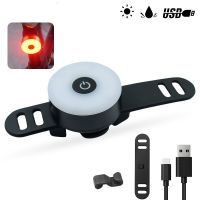 Mini LED Bicycle Tail Light Usb Chargeable Bike Rear Lights IPX5 Waterproof Safety Warning Cycling Light Helmet Backpack Lamp