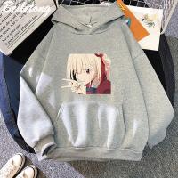 Lycoris Recoil Classic Hoodies Long Sleeve Anime Print Sweatshirt Autumn Casual Unisex Kawaii Clothes Fashion Cloth For Girls Size Xxs-4Xl