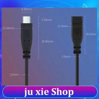 JuXie store 2pin 4pin Wire USB 2.0 Type C Male Female Plug Extension Welding Type USB-C DIY Repair Cable Charger Connector