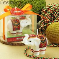 (Gold Seller) NOOLIM New Elephant Candle Decorative Candles Birthday Party Decorations Kidssmall Elephant Figurines