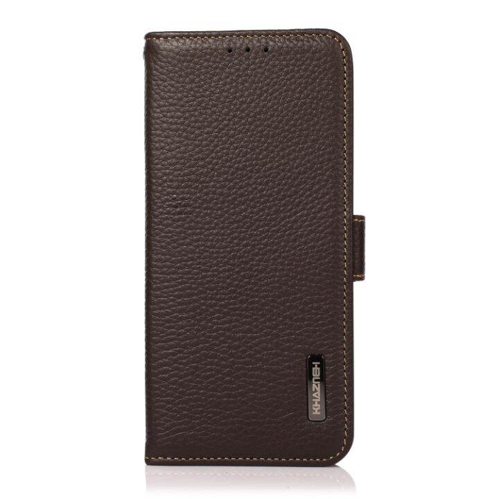 เคส-rfid-หนังลิ้นจี่แม่เหล็กด้านข้างสำหรับ-sony-xperia-5-iv-khazneh-คลังสินค้าพร้อม