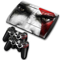 สติ๊กเกอร์ผิว God Of War สำหรับ PS3 Super Slim 4000และ2 Controller Skins TN-PS3S4000-5157