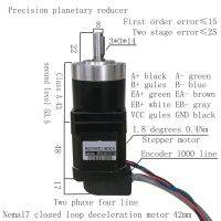 Tinggi Percision Dihakpatenkan NEMA 17 Menjurus สเต็ปเปอร์มอเตอร์ Dengekod Jenis