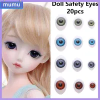 MUMU 20pcs ของขวัญเด็กผู้หญิง ตลก ของเล่นสัตว์ เครื่องประดับ งานฝีมือ DIY ตุ๊กตาเซฟตี้อาย ตาไดโนเสาร์