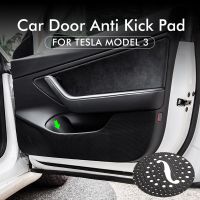 Model3 Tesla Car Door Anti Kick Pad Protection Side Edge Film Protector Stickers For Tesla Model 3 Three Interior Accessories