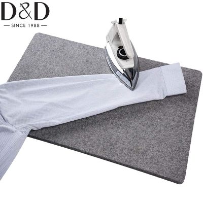 Wool Pressing Mat Portable Felted Ironing Board for Quilting Natural Wool Ironing Pad 1/2in Thick High Temperature Ironing Pad