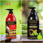 Dầu gội thảo dược bồ kết sả chanh tuttut 800ml - Dầu gội đầu