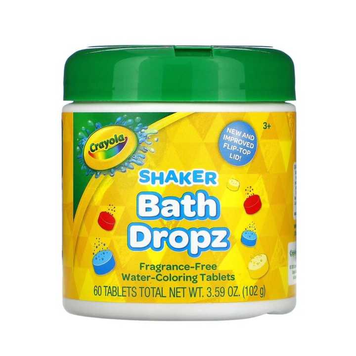 Crayola Shaker Color Bath Dropz สีผสมอ่างอาบน้ำชนิดปลอดสารพิษ